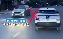 Phạt tài xế 45 triệu vì cố tình lái ô tô đánh võng, chèn đường xe khác