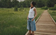 Đa dạng phong cách với áo khoác và quần shorts denim