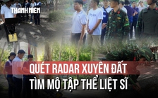 Cận cảnh quét radar xuyên đất tìm mộ tập thể liệt sĩ tại Công viên Lê Thị Riêng
