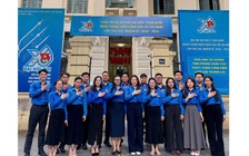 Hà Nội rực sắc xanh tuổi trẻ hướng về Đại hội Đoàn toàn quốc