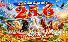 Lịch âm hôm nay ngày Canh Ngọ, tháng Giáp Ngọ, năm Bính Ngọ: Có may mắn?