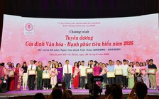 TP.HCM vinh danh 104 gia đình văn hóa - hạnh phúc tiêu biểu