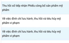 Thêm 4 chất cấm dùng trong mỹ phẩm