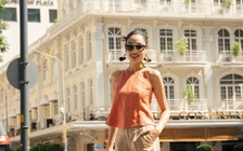 Năng lượng ngày mới từ trang phục sắc cam thời thượng