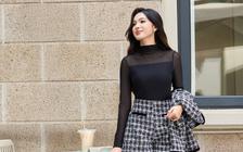 Chất liệu dạ tweed thời thượng giúp nàng tỏa sáng trong mọi buổi dạ tiệc