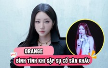Sân khấu gặp sự cố, 'Em xinh' Orange hát chay 'chữa cháy' 