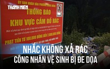 Rác bủa vây đường Nguyễn Văn Linh, công nhân vệ sinh bị đe dọa