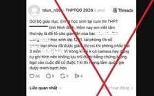 Kết quả xác minh thông tin 'tố' gian lận thi tốt nghiệp THPT ở Ninh Bình