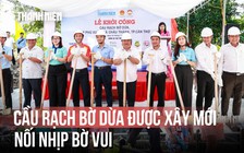 Khởi công cầu mới sau hơn 1 tháng Báo Thanh Niên phản ánh