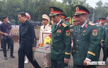 Đại tướng Phan Văn Giang dự lễ tìm kiếm, quy tập hài cốt liệt sĩ tại xã Minh Đức