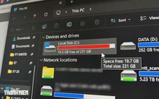 Windows 11 mắc lỗi lạ khiến ổ SSD bị 'nuốt' mất hàng trăm GB