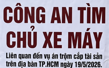 Thông báo từ Cơ quan CSĐT TP.HCM: Tìm chủ xe máy bị trộm làm phương tiện gây án