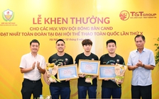 Đinh Anh Hoàng cùng đội bóng bàn CAND nhận thưởng lớn 2,2 tỉ đồng cho thành tích lịch sử
