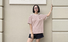 Áo kẻ ngang quen thuộc trở thành tâm điểm của giới trẻ