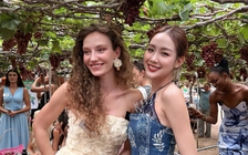 Người đẹp Hoa hậu Thế giới trải nghiệm làm gốm, hái nho ở Khánh Hòa