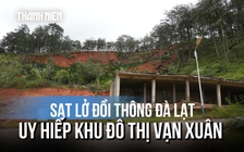 Đà Lạt khẩn cấp cắm biển cảnh báo điểm sạt lở đồi thông uy hiếp công trình hạ tầng