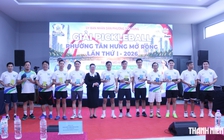 Sôi nổi giải pickleball phường Tân Hưng mở rộng 2026