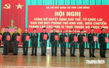Bộ Chỉ huy quân sự tỉnh Lâm Đồng thành lập 3 đơn vị mới