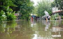 Ngập từ tối đến chiều hôm sau ở khu Thảo Điền: Người mắc võng, người lên gác ngủ