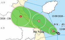Áp thấp nhiệt đới khả năng đổ bộ Quảng Trị