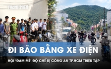 Đi bão bằng xe điện, hội 'đam mê' độ chế bị Công an TP.HCM triệu tập