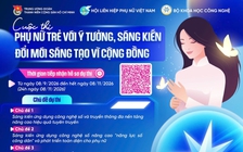 Cuộc thi dành cho phụ nữ trẻ có những sáng kiến vì cộng đồng