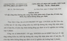 Một trường THCS ở Gia Lai mở đường dây nóng phản ánh về lạm thu, dạy thêm