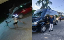 Bé gái 2 tuổi bất ngờ lao ra đường, hàng xóm kịp kéo lại trước đầu ô tô