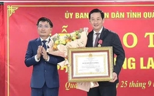 Giám đốc Sở Y tế tỉnh Quảng Ngãi nhận Huân chương Lao động hạng Ba