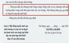 Yêu cầu phụ huynh cam kết theo học chương trình nhà trường, hiệu trưởng nói gì?