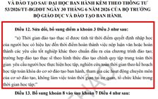 Bộ GD-ĐT: Không cấm học viên thạc sĩ chính quy làm việc toàn thời gian