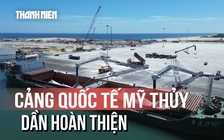 [Flycam] Cảng quốc tế Mỹ Thủy đón hơn 150.000 tấn hàng sau 2 tháng vận hành