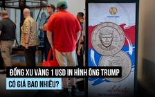Đồng vàng 1 USD in hình ông Trump giá bao nhiêu?