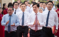 Khai giảng ở xã đảo duy nhất của Hà Nội, lần đầu đón học sinh lớp 10