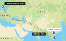 Vietnam Airlines hạ cánh khẩn cấp tại Myanmar cấp cứu sản phụ sinh con trên máy bay