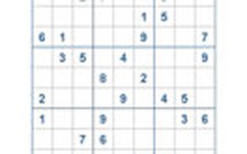 Mời các bạn thử sức với ô số Sudoku 1942 mức độ Khó