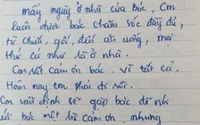 Xúc động bức thư tay sĩ tử nghèo gửi chủ nhà tốt bụng