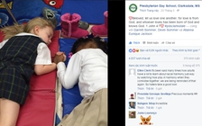 Khoảnh khắc 2 cô bé nắm tay nhau ngủ 'đốn tim' dân mạng