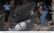 Tên lửa nghi của Syria bay lạc qua đảo Síp