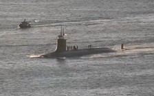 Tàu ngầm hạt nhân Mỹ xuất hiện sau tai nạn ở Biển Đông