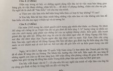 Tham nhũng, hối lộ vào đề thi môn GDCD