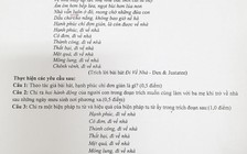 Rapper Đen Vâu vào đề thi thử lớp 12