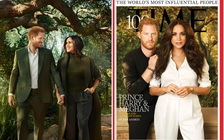Bức ảnh vợ chồng Hoàng tử Harry trên tạp chí Time gây tranh cãi