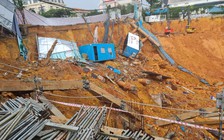 Sạt lở nghiêm trọng tại công trình dự án ngay cửa ngõ vào trung tâm Đà Lạt