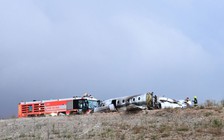 Máy bay rơi ở sân bay Thổ Nhĩ Kỳ, bốc cháy dữ dội