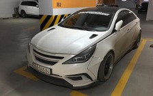 Hyundai Sonata độ hầm hố xuất hiện ở Hà Nội
