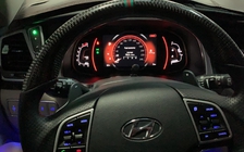 Hyundai Tucson nâng cấp đồng hồ điện tử tại Việt Nam