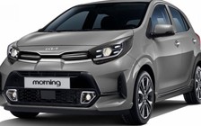 KIA Morning 2022 nâng cấp với logo thương hiệu mới