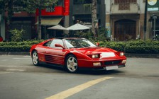 Siêu xe 33 tuổi Ferrari 348 TS lăn bánh tại Việt Nam