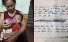 Bé trai 1 tuổi bị bỏ rơi tại hội chợ với bức thư 'mẹ ngàn lần xin lỗi con'